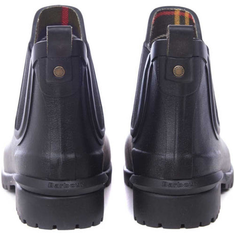 Barbour Ladies Wilton Chelsea Boot Style Wellingtons - Black