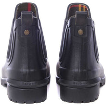 Load image into Gallery viewer, Barbour Ladies Wilton Chelsea Boot Style Wellingtons - Black
