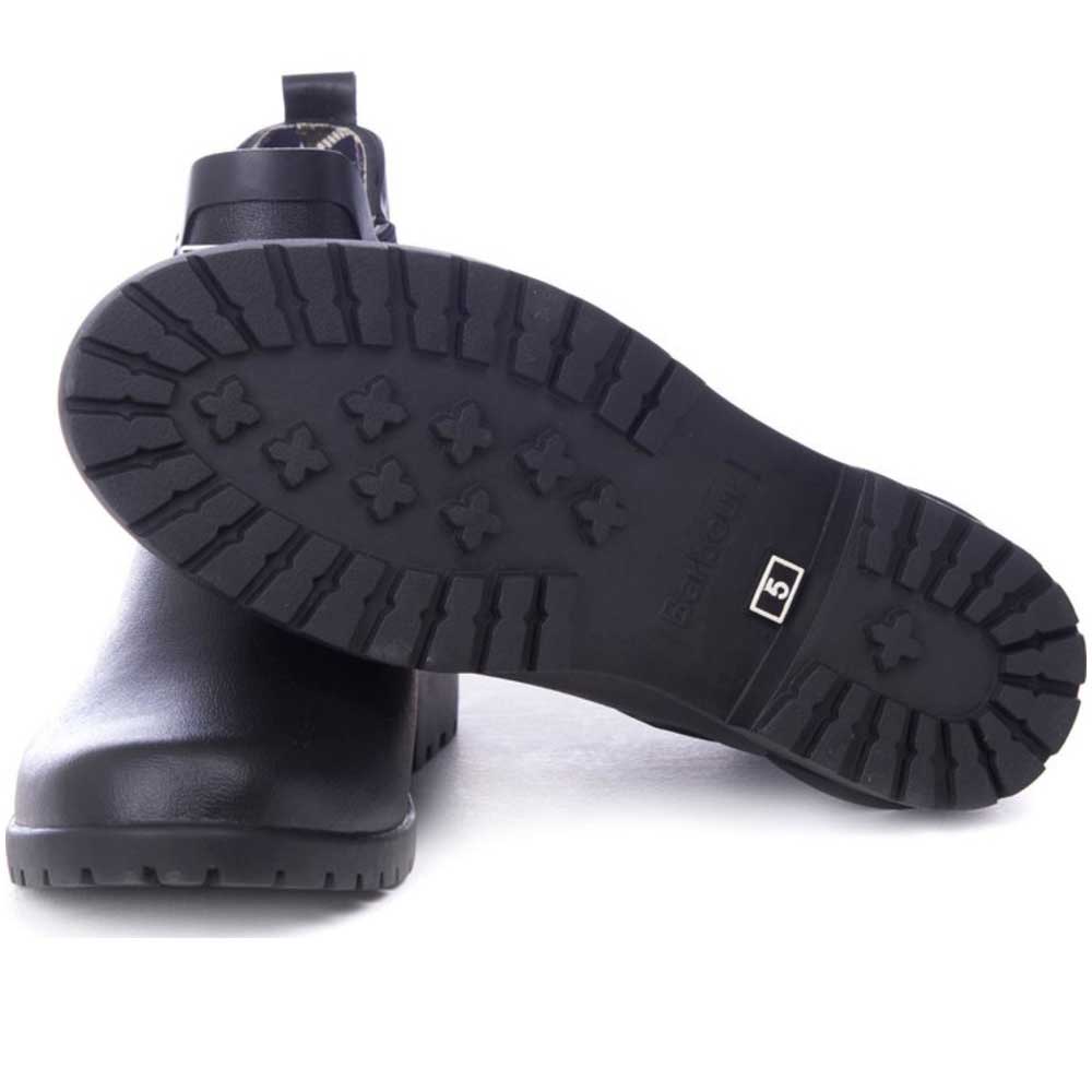 Barbour Ladies Wilton Chelsea Boot Style Wellingtons - Black
