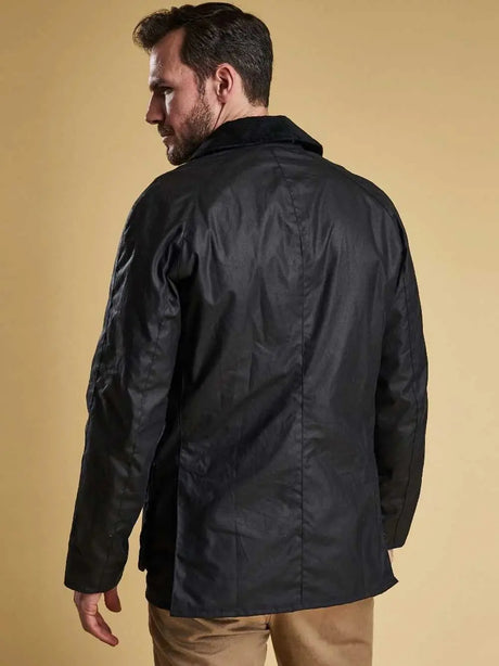 BARBOUR Ashby Wax Jacket - Mens - Navy Barbour