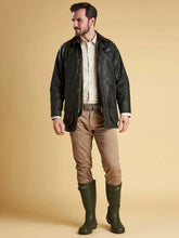 Load image into Gallery viewer, BARBOUR Wax Jacket - Mens Beaufort - Sage
