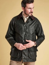 Load image into Gallery viewer, BARBOUR Wax Jacket - Mens Beaufort - Sage
