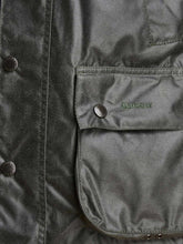 Load image into Gallery viewer, BARBOUR Wax Jacket – Mens Bedale - Sage
