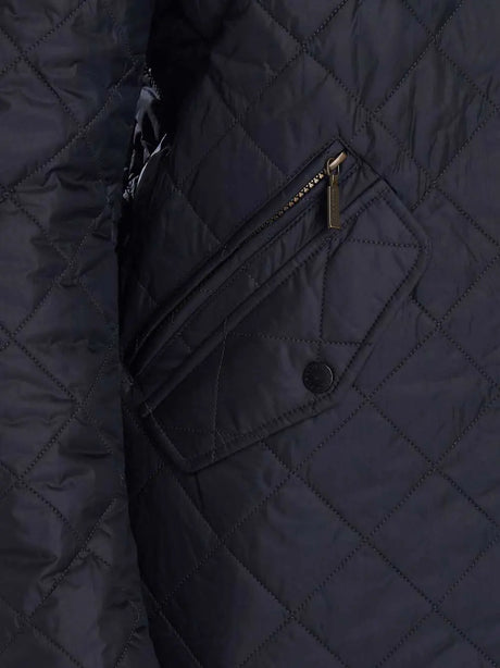 BARBOUR Jacket - Mens Chelsea Flyweight Quilted - Navy