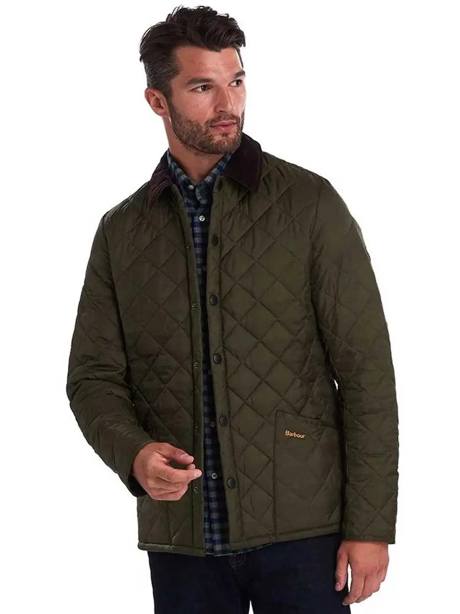 BARBOUR Men's Heritage Liddesdale Quilted Jacket Olive – A