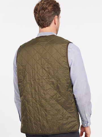BARBOUR Men's Polarquilt Waistcoat/Zip-In Liner Olive – A Farley