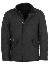 Load image into Gallery viewer, BARBOUR Powell Quilted Jacket with Fleece Lining - Mens - Black

