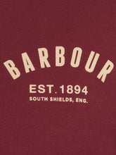 Load image into Gallery viewer, BARBOUR Preppy Logo T-Shirt - Mens Cotton Tee - Ruby
