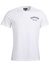 Load image into Gallery viewer, BARBOUR Preppy Logo T-Shirt - Mens Cotton Tee - White
