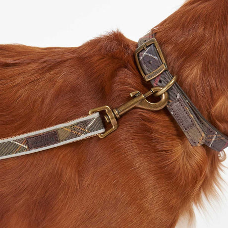 BARBOUR Reflective Dog Lead - Classic Tartan Barbour