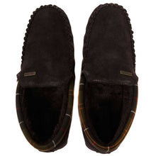 Load image into Gallery viewer, BARBOUR Slippers - Mens Monty Moccasin - Brown
