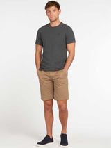 BARBOUR Sports T-Shirt - Mens Cotton Tee - Slate Marl