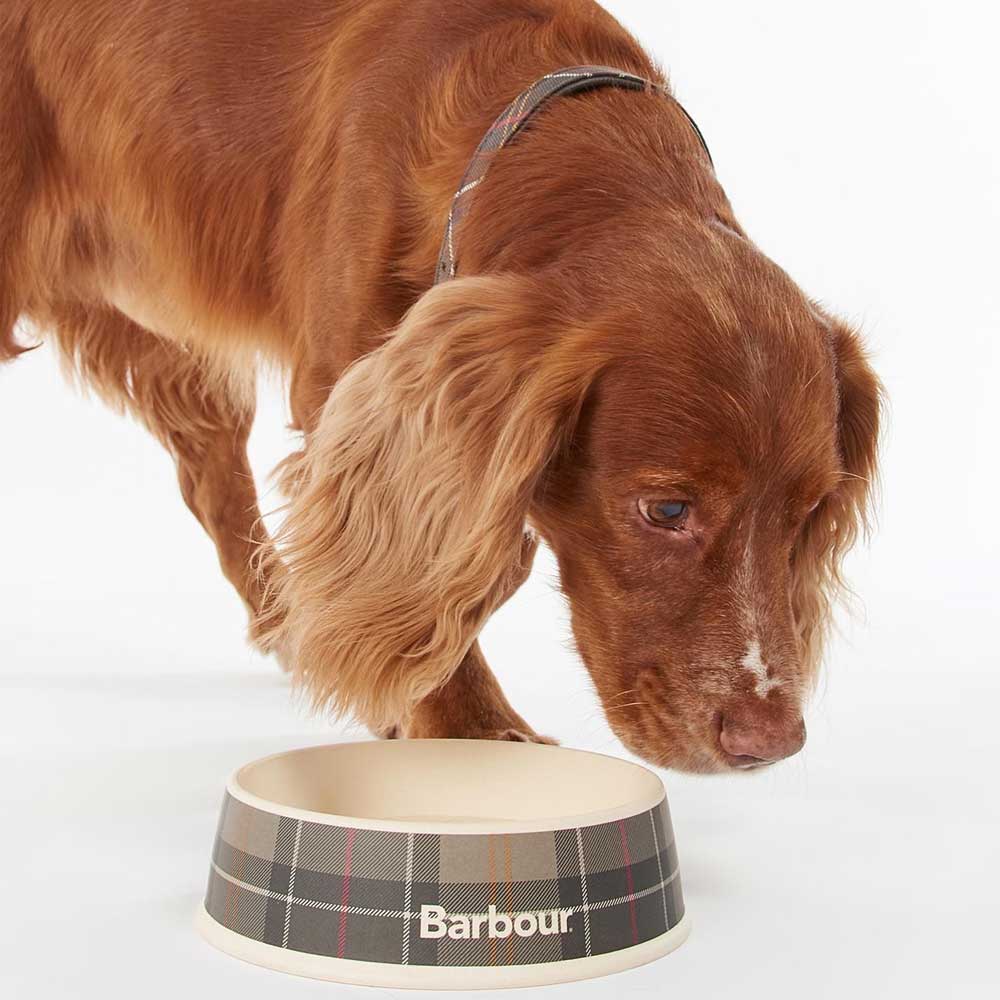 BARBOUR Tartan Dog Bowl