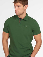 Load image into Gallery viewer, BARBOUR Tartan Polo Shirt Pique - Mens - Racing Green
