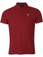 Load image into Gallery viewer, BARBOUR Tartan Polo Shirt Pique - Mens - Wine
