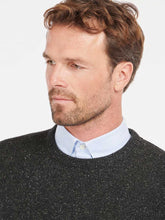 Load image into Gallery viewer, BARBOUR Tisbury Lambswool Crew Neck Pullover - Mens - Black
