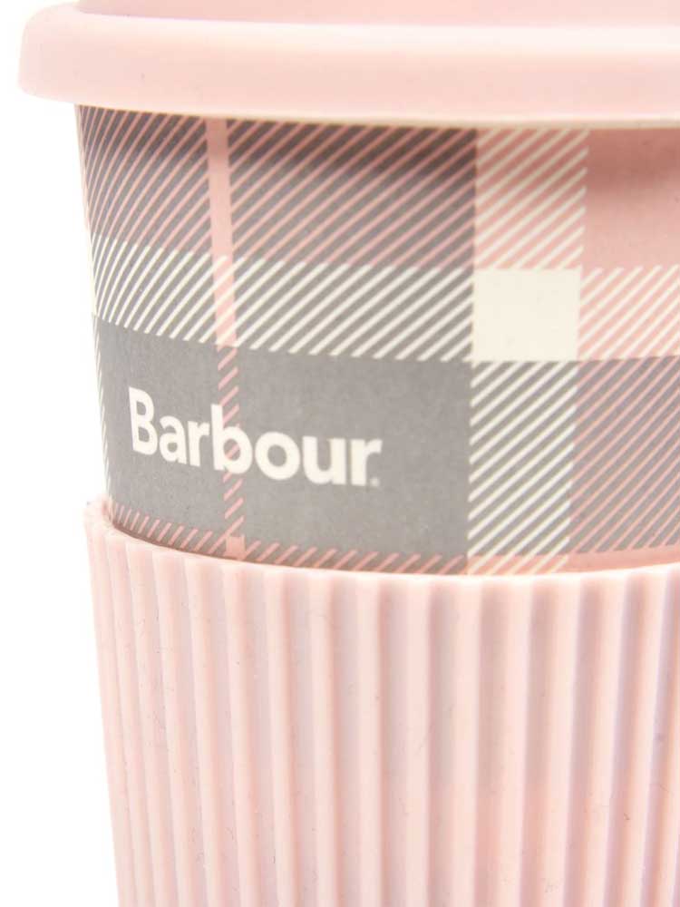 Barbour Travel Mug - Pink Tartan