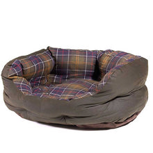 Load image into Gallery viewer, BARBOUR Wax &amp; Cotton Dog Bed - Classic Tartan
