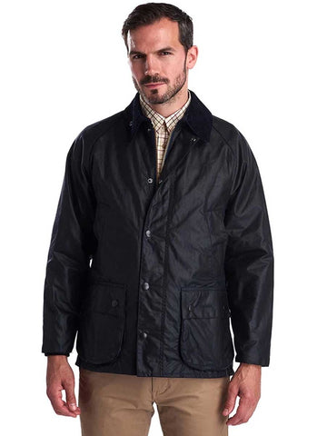 BARBOUR Bristol Wax Jacket Mens Navy Small