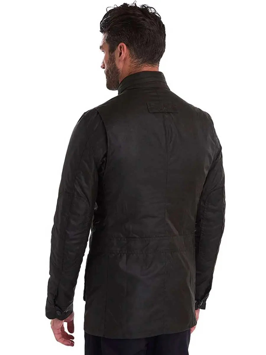 BARBOUR Wax Jacket - Mens Corbridge 6oz Sylkoil - Olive
