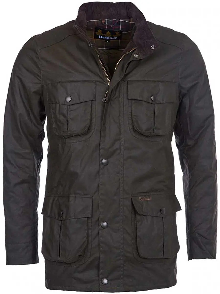 BARBOUR Corbridge Wax Jacket Mens Olive - Main Image