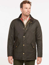 Load image into Gallery viewer, BARBOUR Prestbury Wax Jacket - Mens 6oz Sylkoil - Olive
