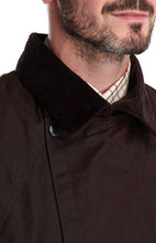 Load image into Gallery viewer, BARBOUR Wax Jacket - Mens Stockman Long Coat - Brown
