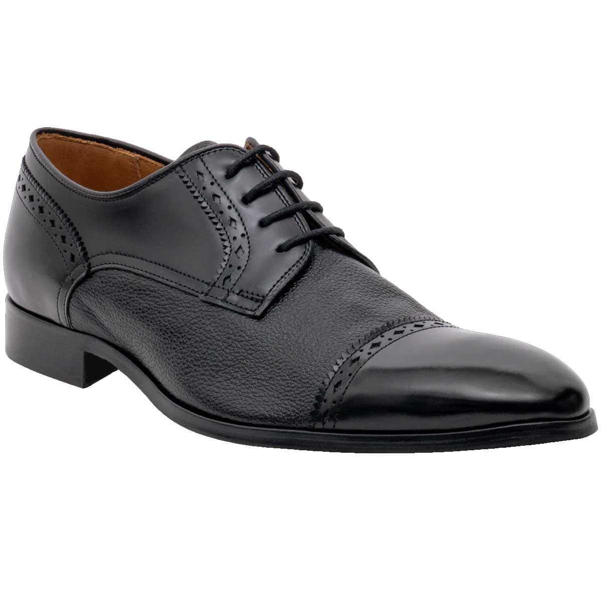 BARKER Ashbourne Shoes - Mens - Black Hi-Shine/Grain – A Farley