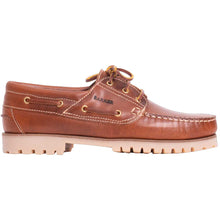 Load image into Gallery viewer, BARKER Brixham Boat Shoes - Mens - Tan Pull Up
