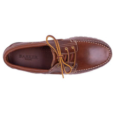 Load image into Gallery viewer, BARKER Brixham Boat Shoes - Mens - Tan Pull Up
