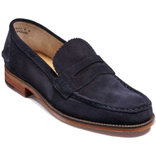 Load image into Gallery viewer, BARKER Caruso Shoes - Mens Loafers - Navy Suede
