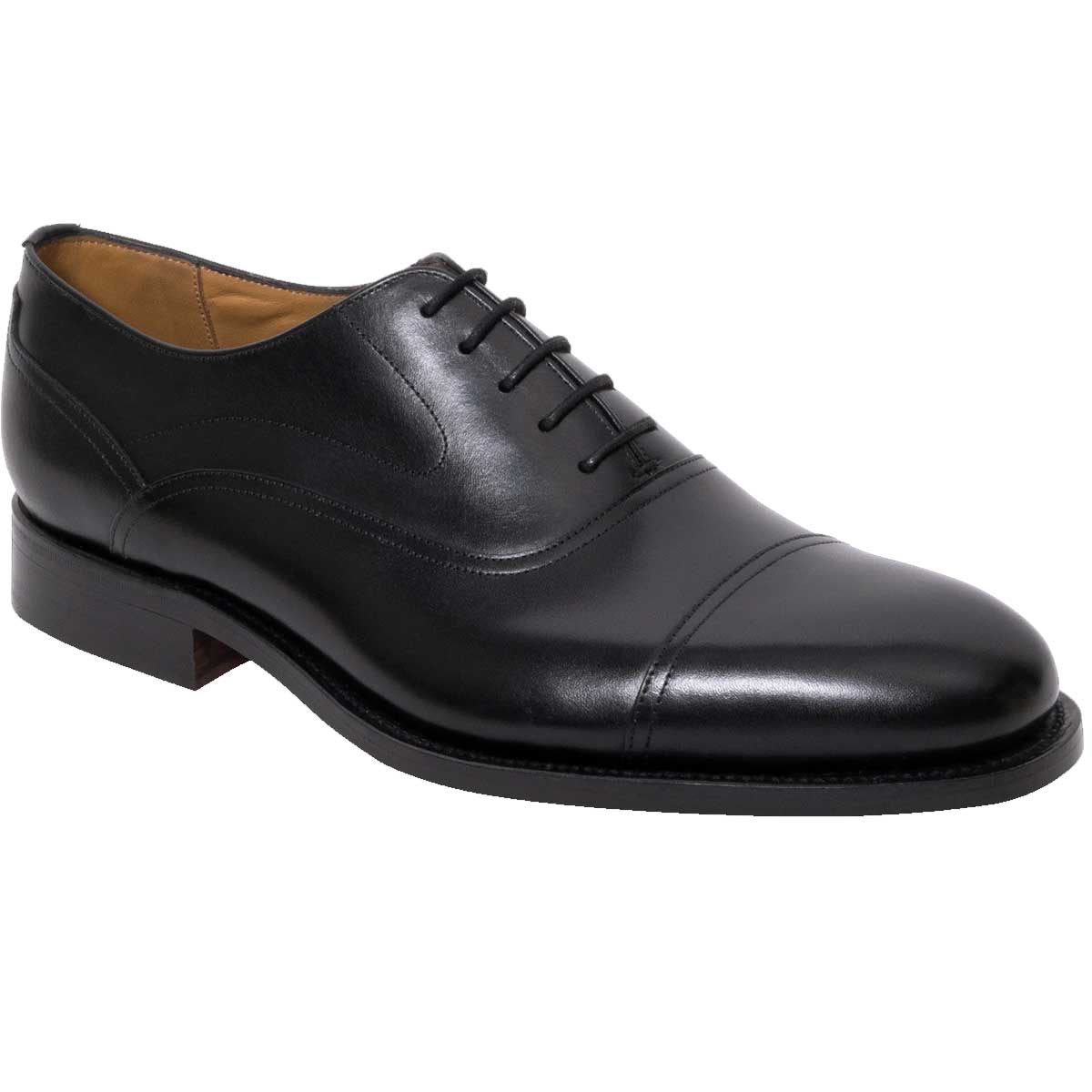 BARKER Cherwell Shoes - Mens - Black Calf