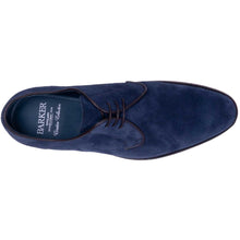 Load image into Gallery viewer, BARKER Derby Shoes - Mens - Navy Suede
