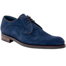 Load image into Gallery viewer, BARKER Derby Shoes - Mens - Navy Suede
