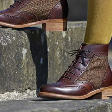 Barker Ladies Grace Brogue Boots