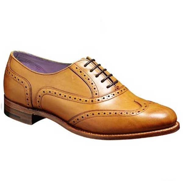 Barker Ladies Shoes – Freya Brogue – Cedar Calf