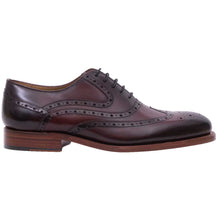 Load image into Gallery viewer, BARKER Liffey Shoes - Mens Brogue - Hand Brushed Burgundy
