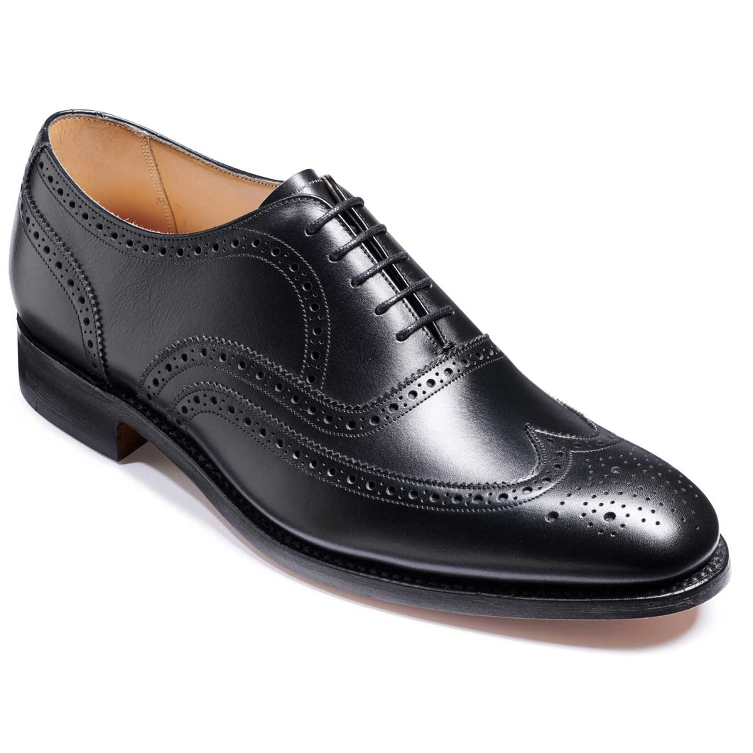 Barker Malton Shoes - Oxford Brogue - Black Calf