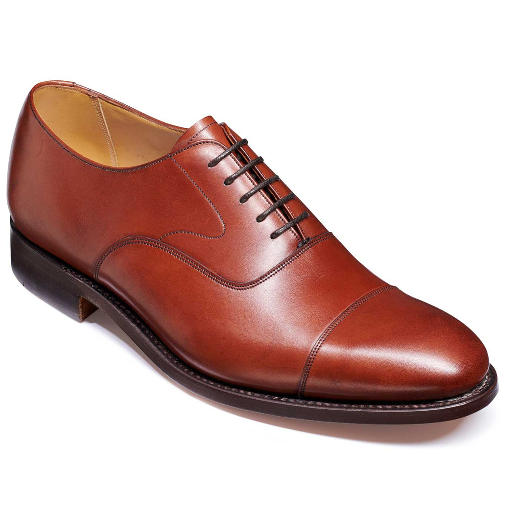 Barker Malvern Shoes - Toe Cap Oxford - Rosewood Calf