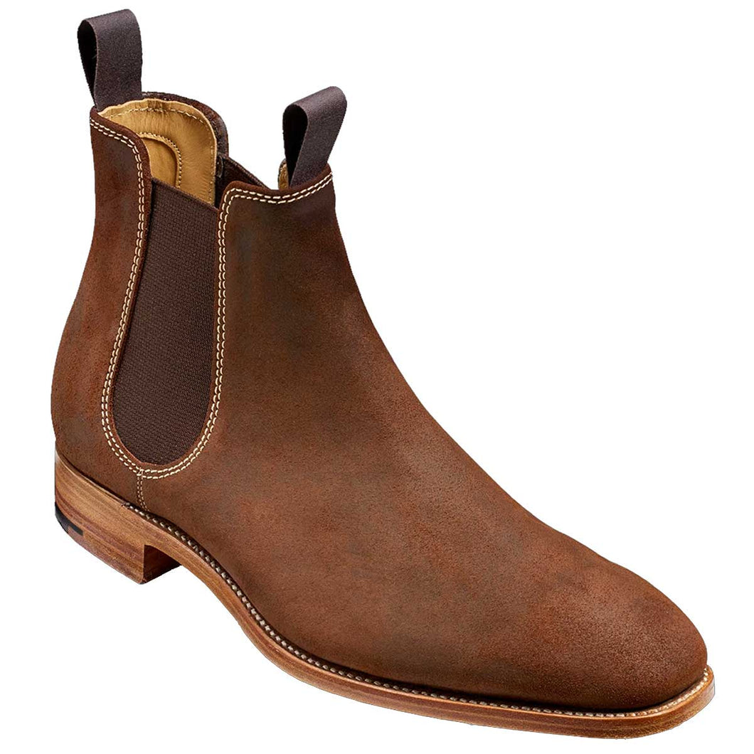 BARKER Mansfield Chelsea Boots - Mens - Brown Waxy Suede