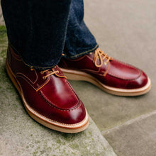 Load image into Gallery viewer, BARKER Michigan Shoes - Mens - Burgundy Waxy Calf
