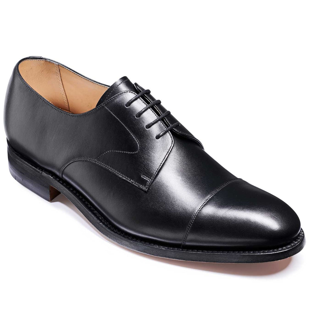 Barker Morden Shoes - Toe cap Derby - Black Calf