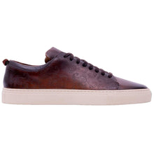 Load image into Gallery viewer, BARKER Paisley Sneakers - Mens - Chestnut Hand Painted
