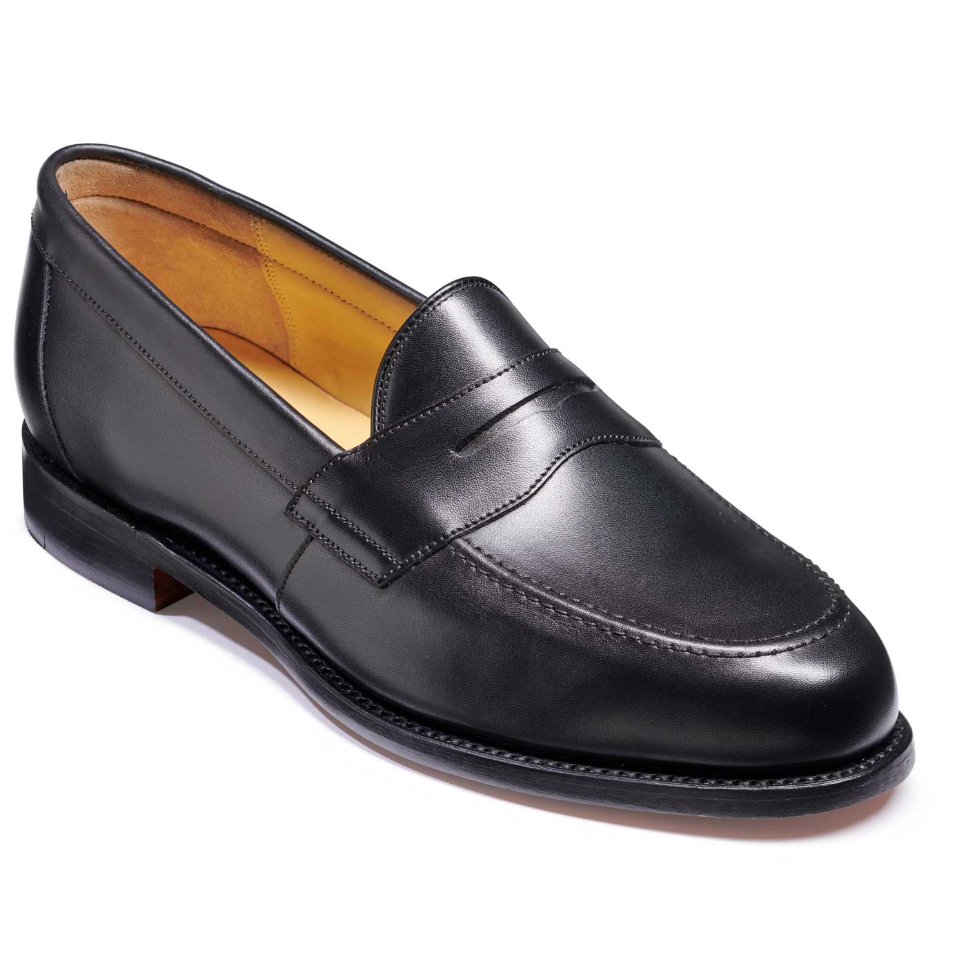 Barker Portsmouth Shoes - Penny loafer - Black Calf