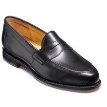 Load image into Gallery viewer, Barker Portsmouth Shoes - Penny loafer - Black Calf
