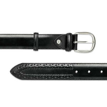 Load image into Gallery viewer, Barker Brogue Belt - Black Calf Leather - One size
