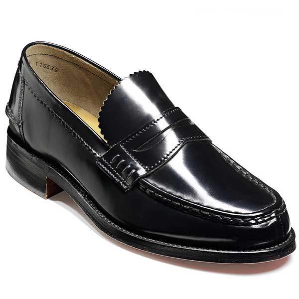 Barker Shoes - Caruso Black Hi-Shine - Loafer
