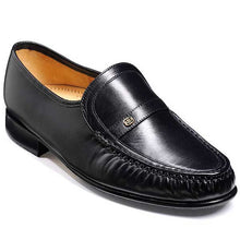 Load image into Gallery viewer, Barker Shoes - Jefferson Black Kid Leather - Moccasin
