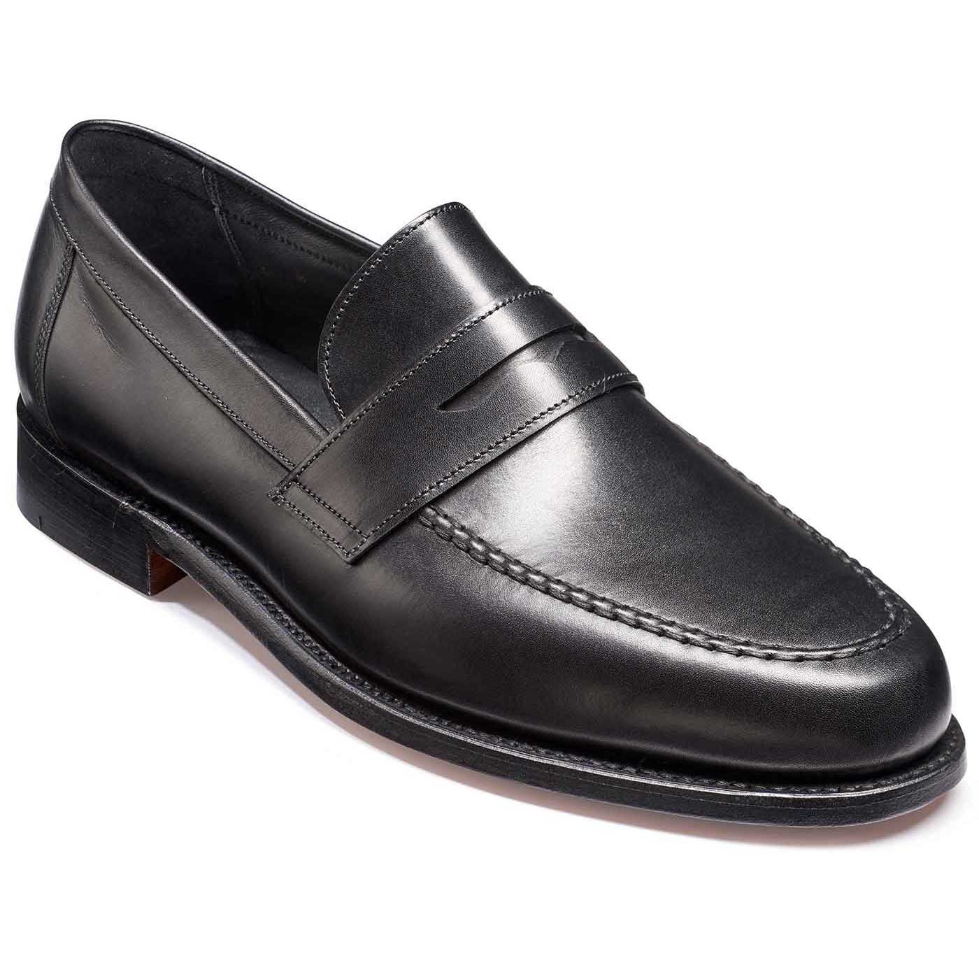 Barker Shoes - Mens Jevington Loafers - Black Calf