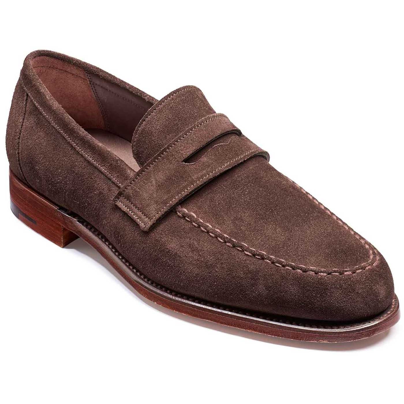 Barker Shoes - Mens Jevington Loafers - Brown Suede